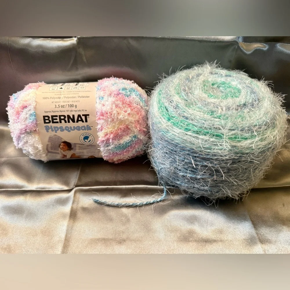 Cozy, Fluffy Yarn Pair: Bernat Pipsqueak & Mystery Cake! 🧶